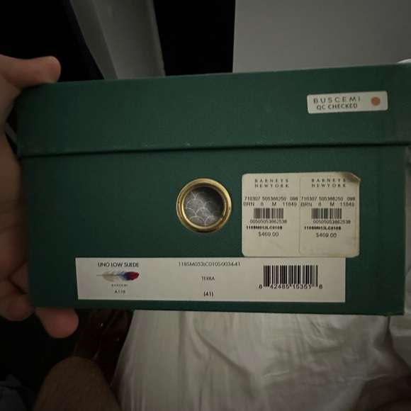 BUSCEMI uno low suede brown sneaker size 41 (8) - Picture 6 of 6